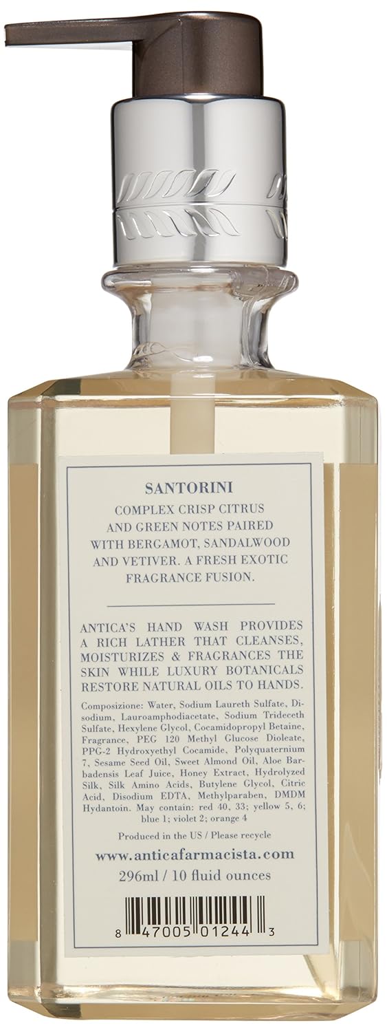 Antica Farmacista Hand & Body Wash - Luxury Hydrating Cleanser for Nourished Skin | Santorini, 10 fl oz