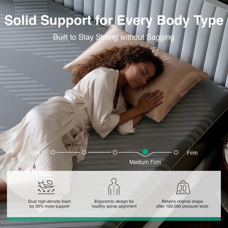 Novilla 14 Inch King Mattress, King Memory Foam Mattress with AiryFlow Cooling System for Cool Night, Pressure Relief, Ergonomic Support for Spinal Alignment, CertiPUR-US Certified, Medium Firm