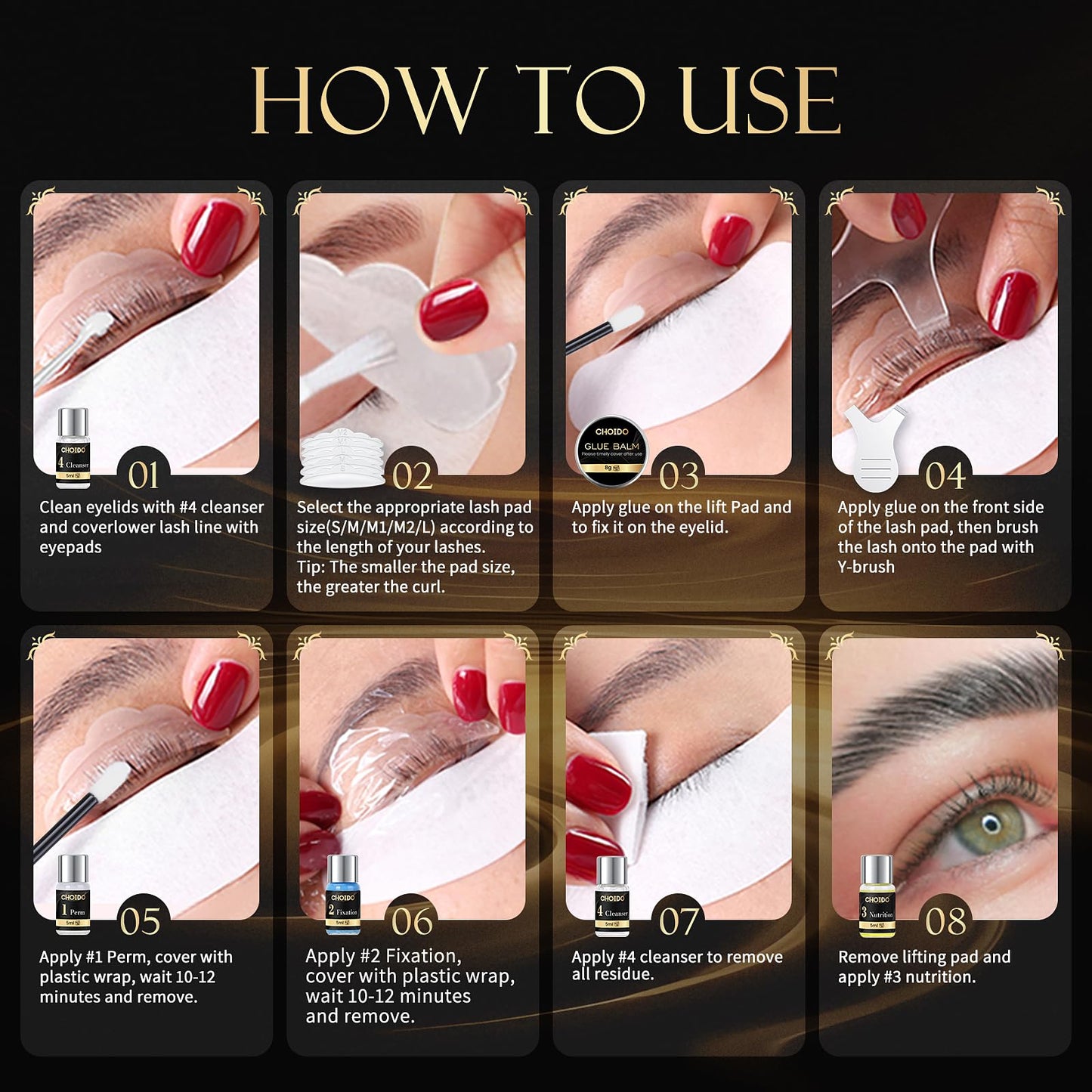 Lash Lift Kit - Professional Eyelash Curling Lash Extension, Eyebrow Lamination Kit