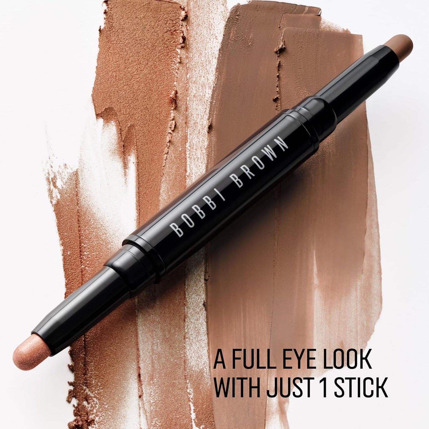 Bobbi Brown Dual-Ended Cream Eyeshadow Stick - 24-Hour Long-Wear | Effortless Swipe & Go, 0.06 Ounce