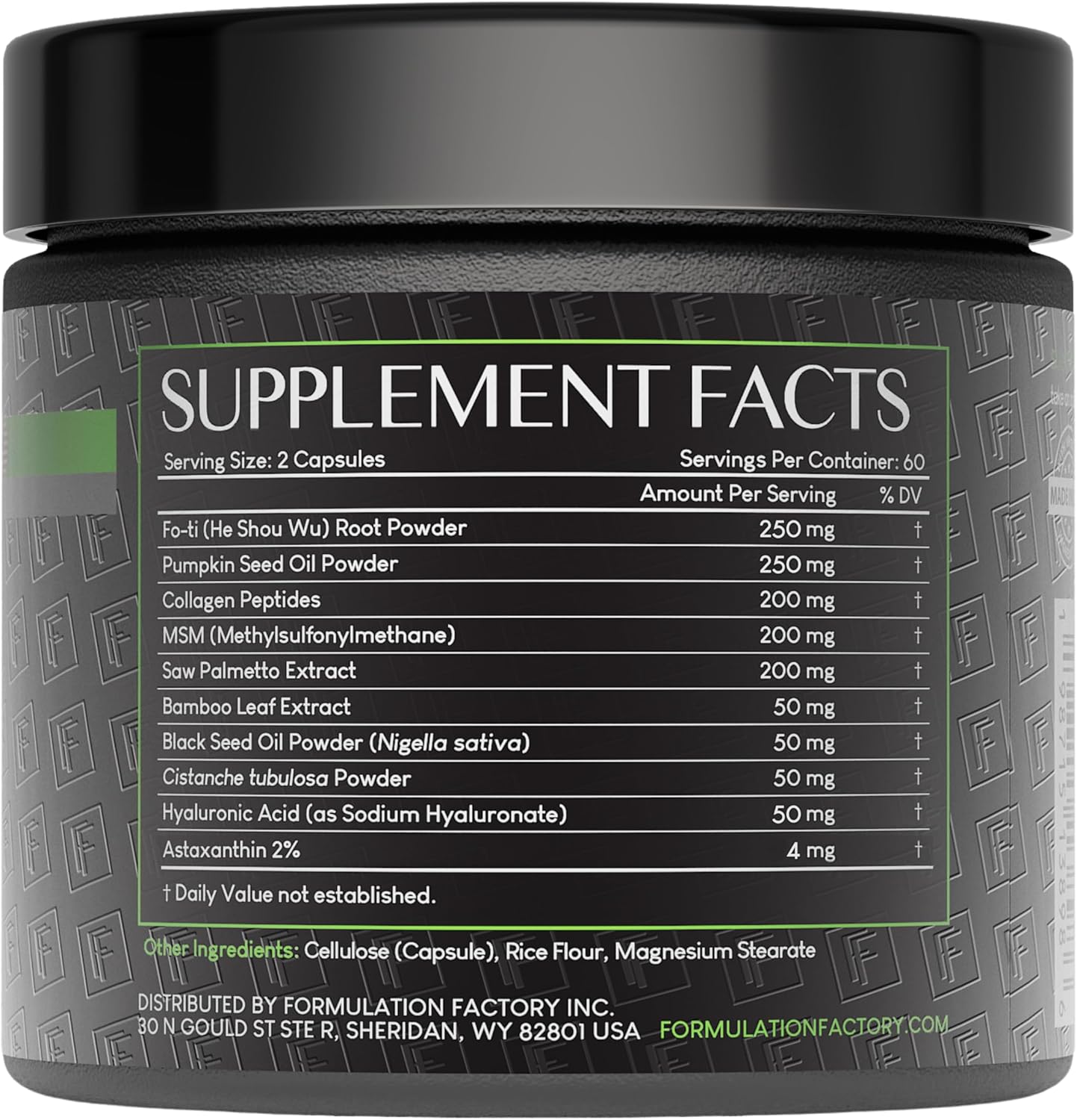 Crown of Glory 10-in-1 Hair Growth Formula - DHT Blocker with Pumpkin Seed Oil | 120 Capsules for Faster Growth & Thickness