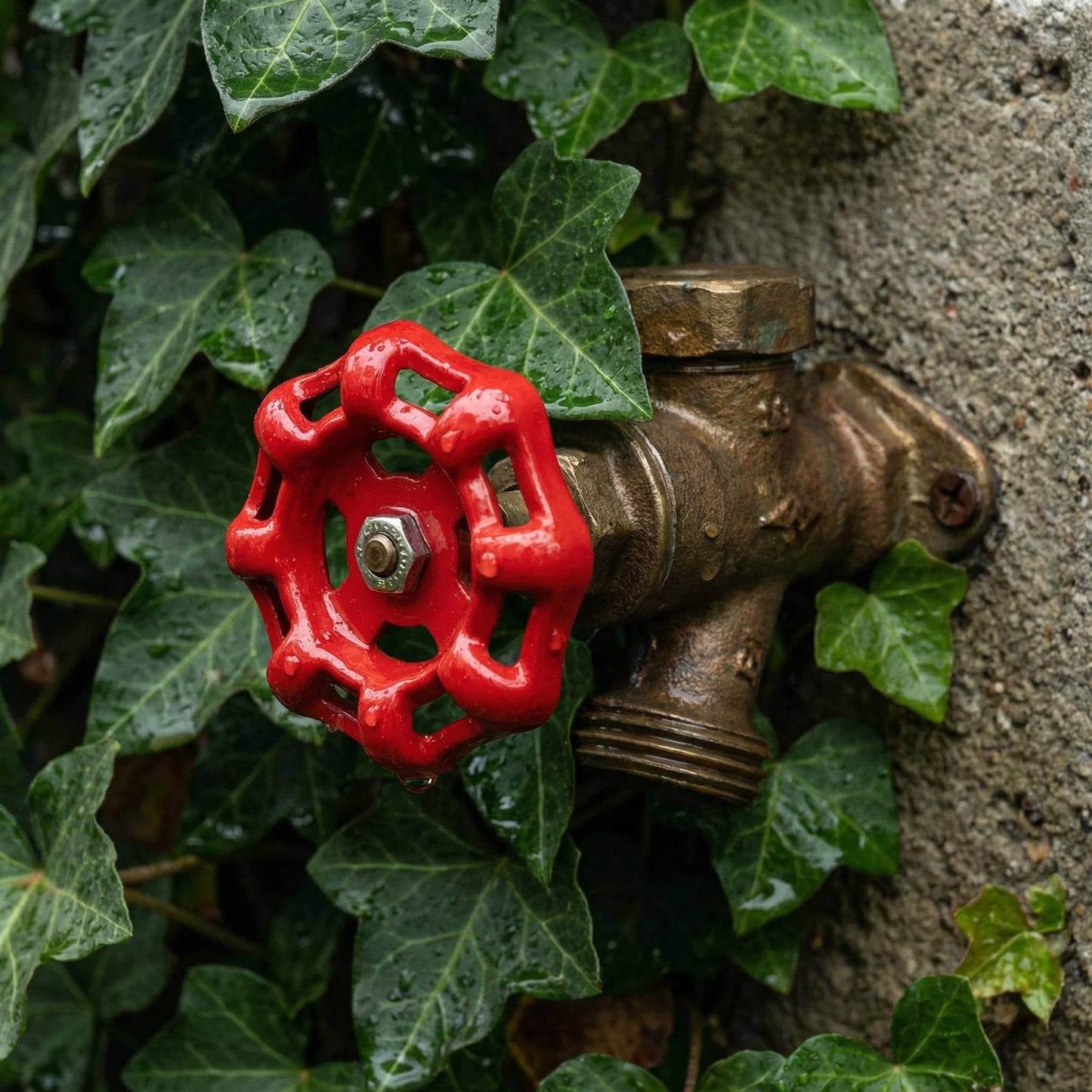 Angoily 36 Pcs Cast Iron Outdoor Faucet Handle Replacement for Spigot Hose Bib Gate Valve - Red Round Wheel Handwheel for Square Hole Water Shut Off Repair