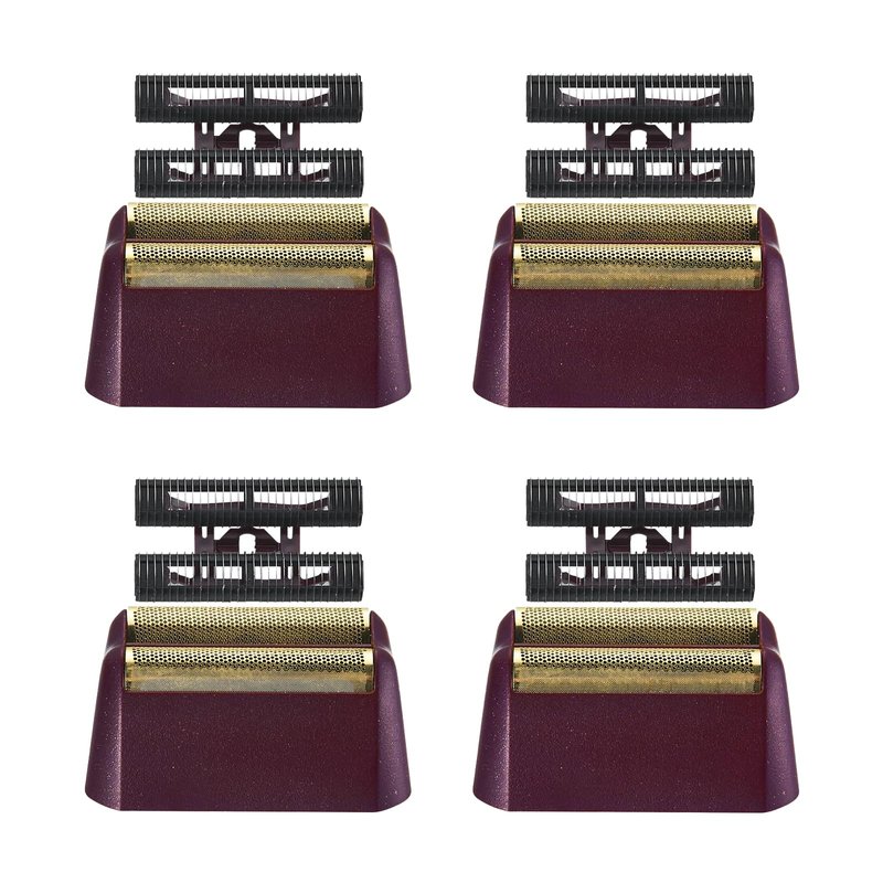 4 Pack Professional 5 Star Series Finale Shaver Replacement Foil and Cutter Bar Assembly Compatible with wahl Shaver Foil 7031-100, 7043-100 Super Close Shaving Replacement Heads (7031-4PCS)