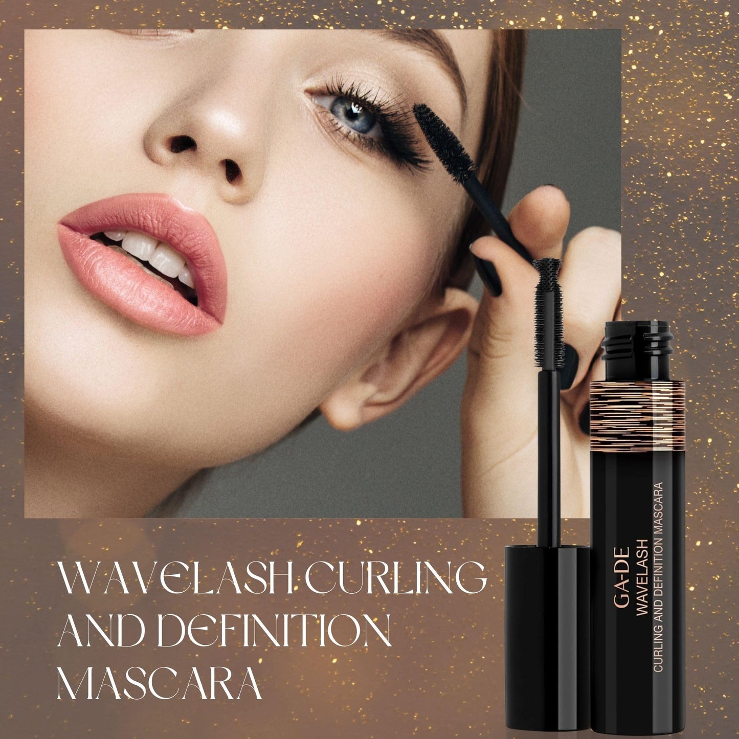 GA-DE Wavelash Curling and Definition Mascara - Instantly Thickens and Volumizes - Formulated with Wavemax for Dramatic Effect - Black - 0.49 oz