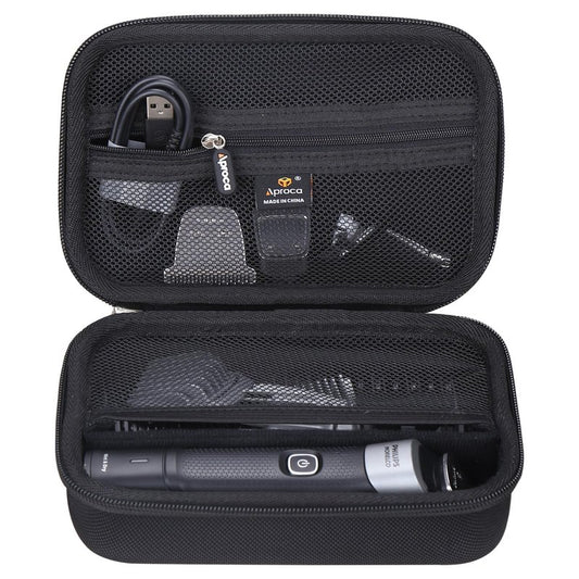 Aproca Hard Case Compatible with Philips NorelcoSeries 3000 5000 MG3740/40 MG3750/50 MG5970/49 Men's Electric Trimmer Shaver, Storage Portable Bag for Accessories (Case Only)