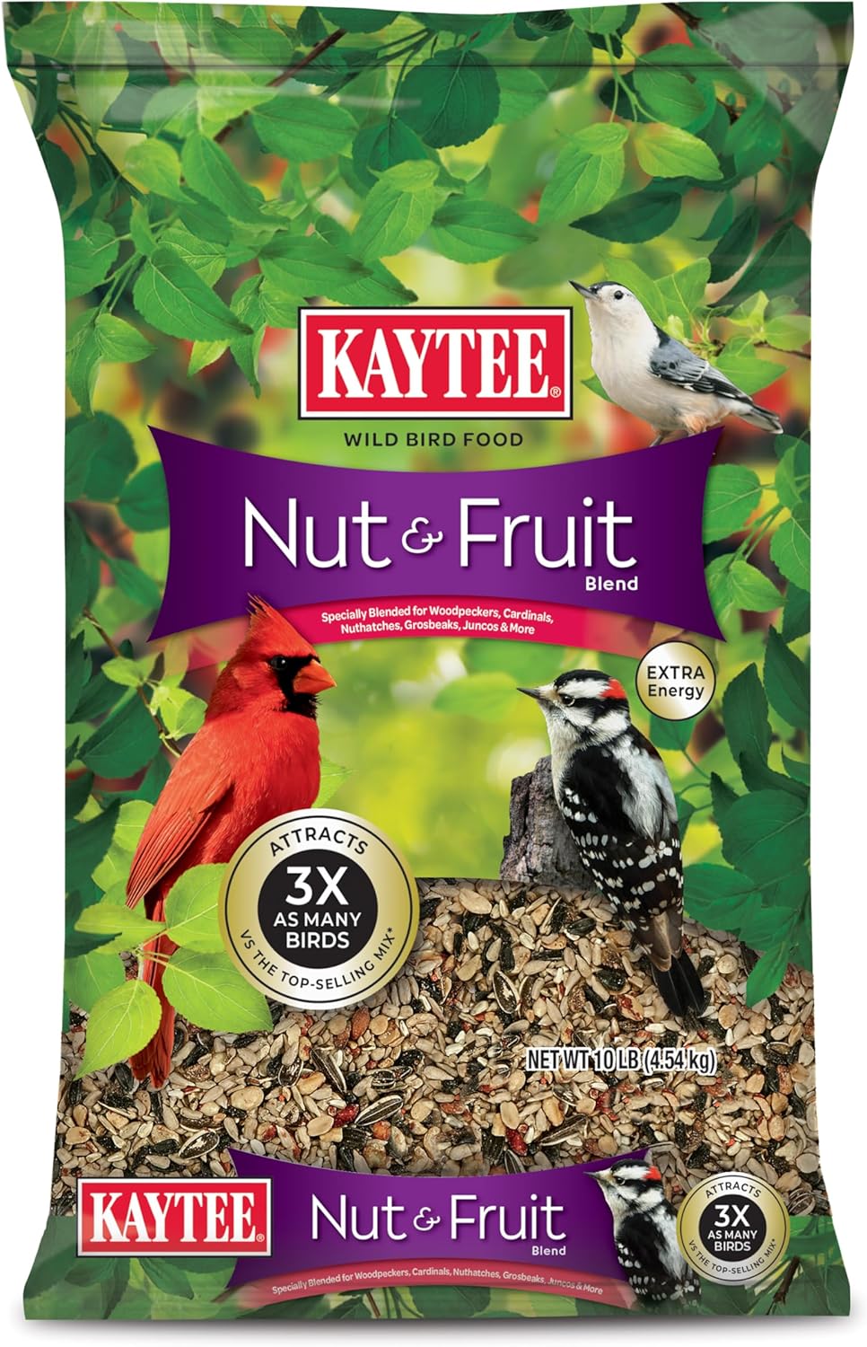 Nut & Fruit Wild Bird Seed - Premium 5 lb Blend for Backyard Birds