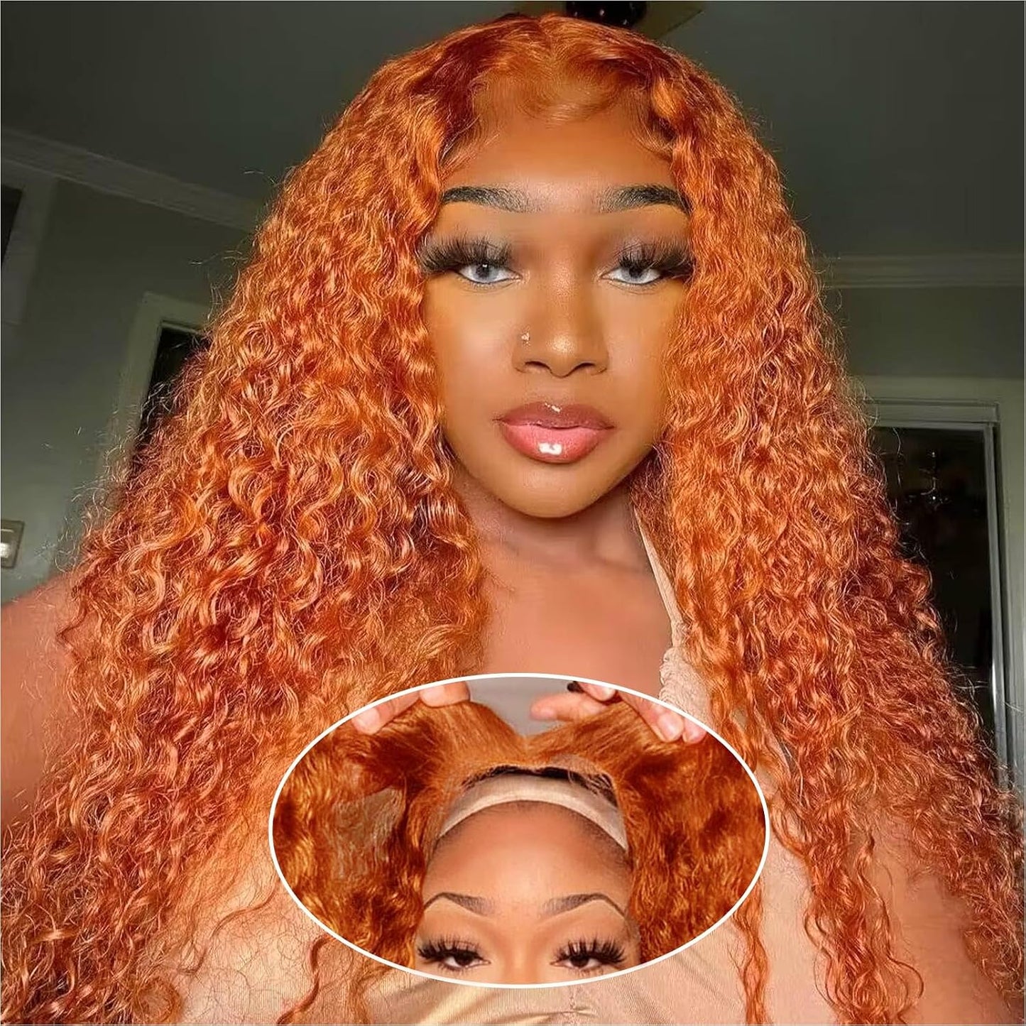 Curly Bob Wig - 200% Density Deep Wave Human Hair | 5x5 HD Lace Closure, 18 Inch, Black for Women
