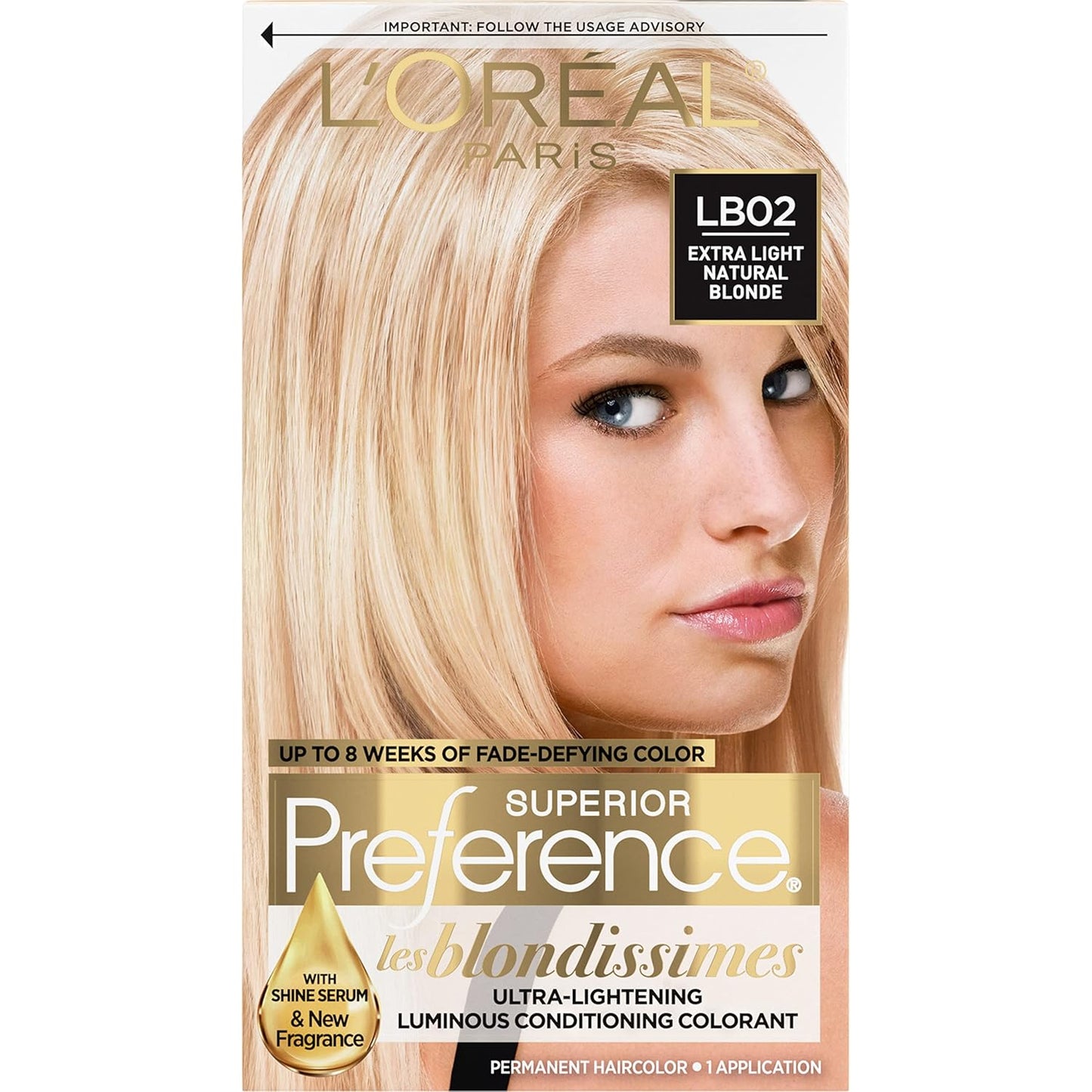 L'Oreal Paris Hair Color - Superior Preference Dark Ash Blonde 7A | Fade-Defying Permanent Dye for 9 Weeks of Radiance