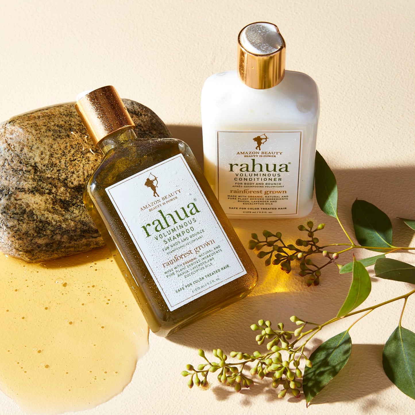 Rahua Voluminous Shampoo - Natural Volumizing Shampoo for Fine to Medium Hair - Sulfate Free Clarifying Hair Care with Rahua Oil, Lemongrass & Green Tea - Organic, Vegan & Color Safe - 9.3 Fl Oz