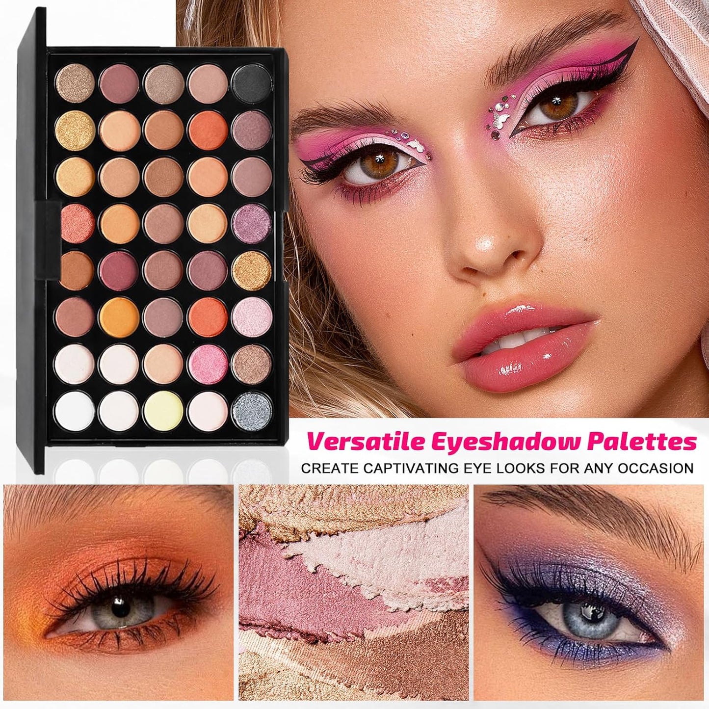 All-in-One Makeup Kit for Women | Complete Gift Set with Eyeshadow, Foundation, Blush & More - Perfect for Teens