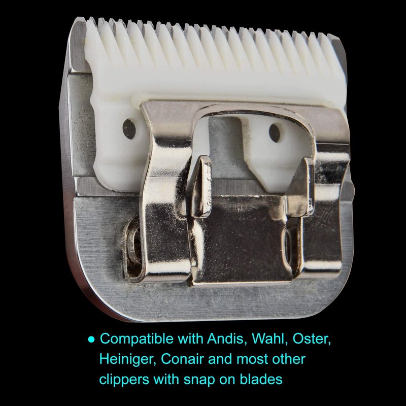 FURZONE Detachable Ceramic Blade - Size 30 Blade 1/50", Made of High-Tech Ceramic Materials, Compatible with Most Andis, Oster, Wahl A5 Clippers