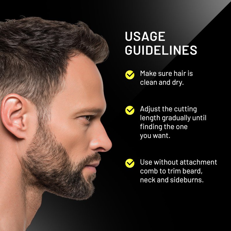GA.MA Pro Power 10 Hair Clipper, Corded or Cordless, 9000 RPM Motor, DLC-Coated Blades, Lithium Battery, Adjustable Cutting Length