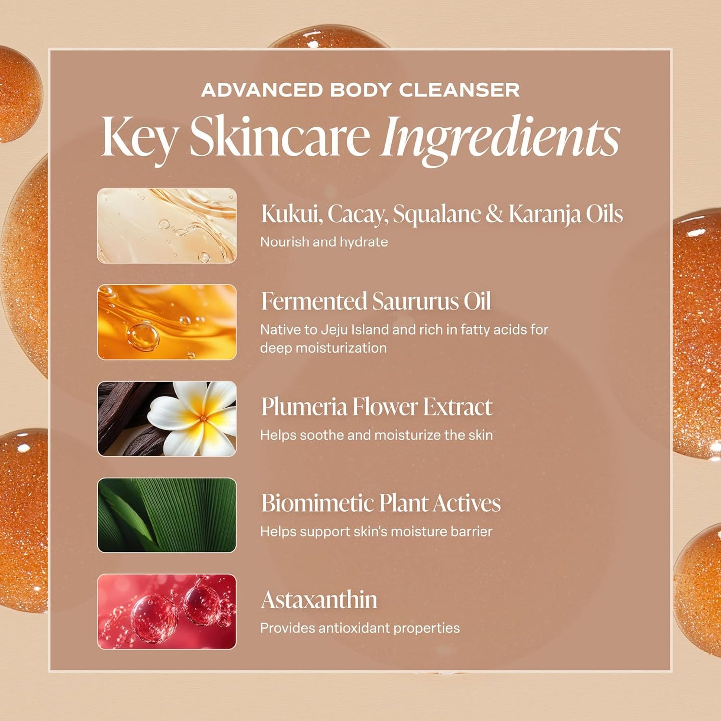 Shimmering Body Oil - Santal Bloom Scented Moisturizer with Light-Reflecting Pearls | 4 Fl Oz