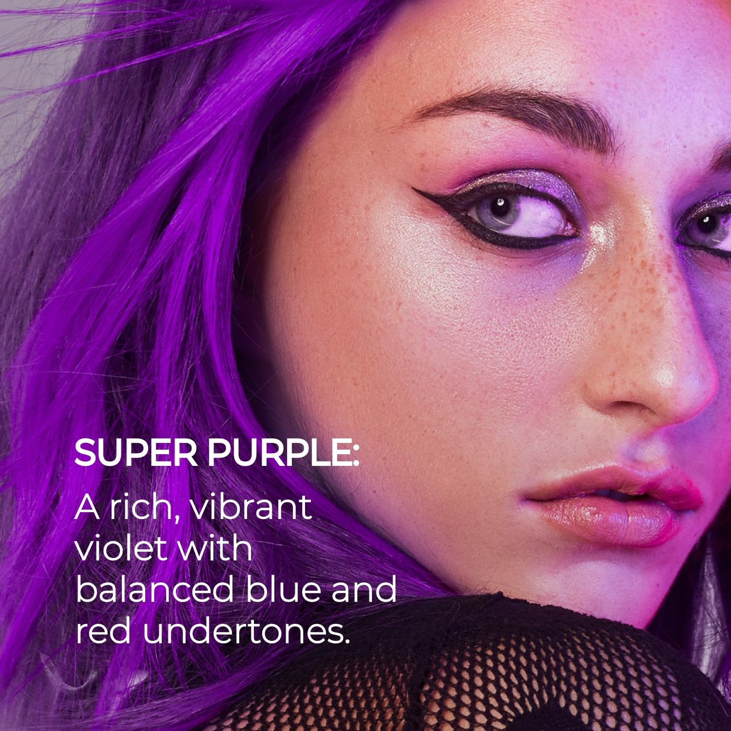 XMONDO Color Super Purple Hair Mask - Nourishing Semi-Permanent Dye with Bond Booster & Hyaluronic Acid | 8 Fl Oz