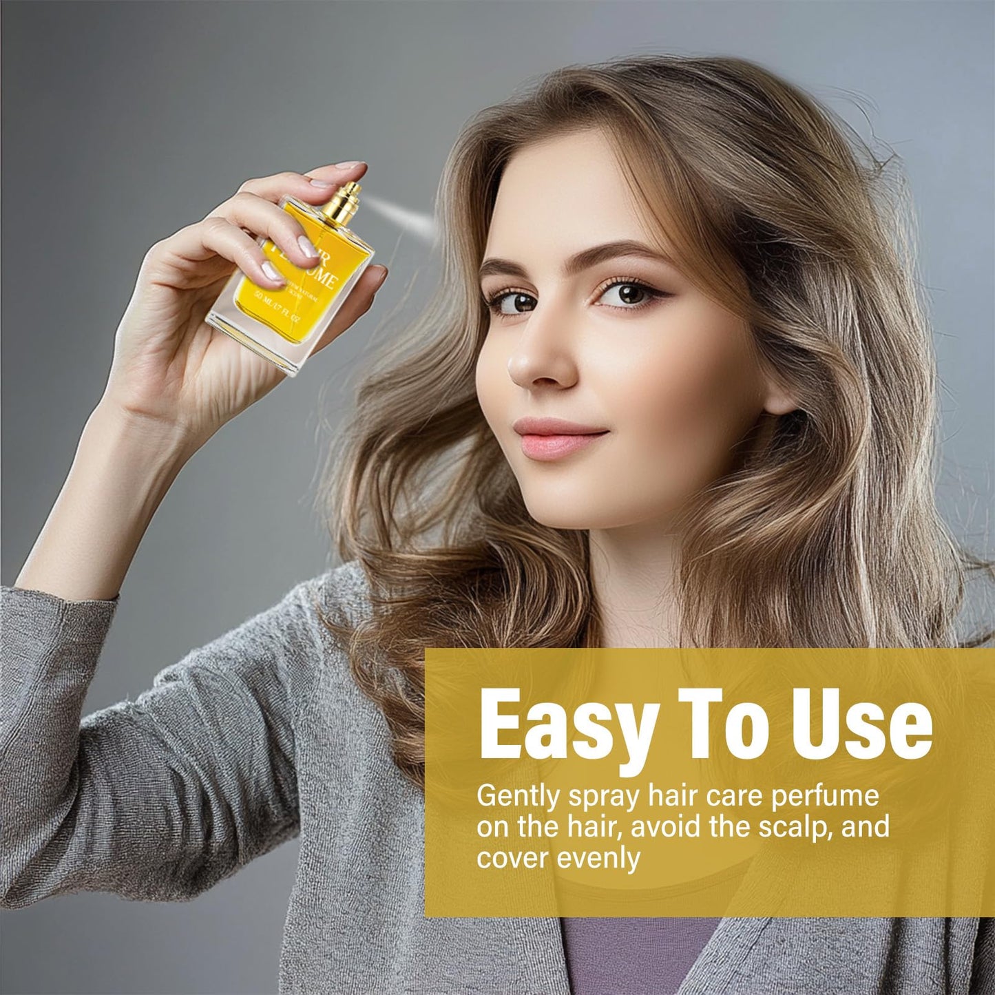Hajoyful Hair Perfume, Hair Essential Oils Perfume for Women, Pheromone Fragrance for Hair