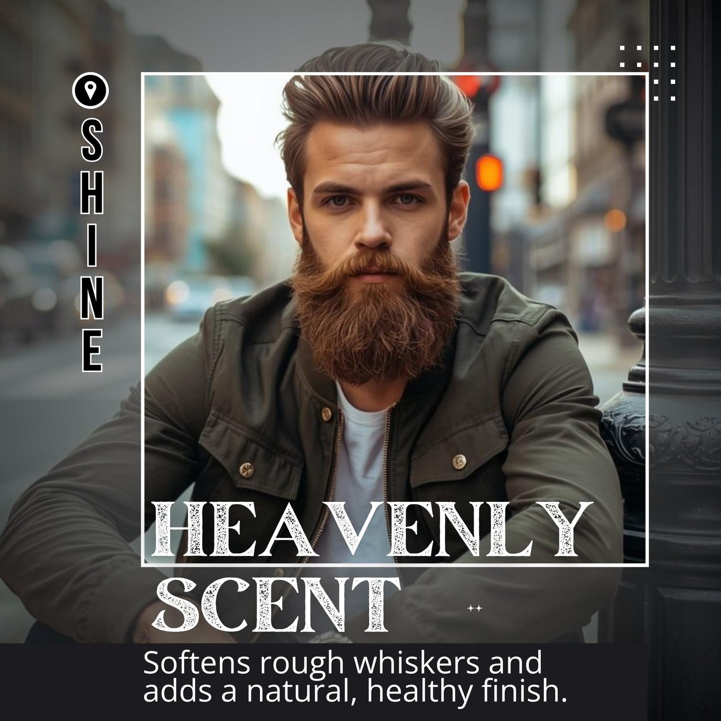 Beard Gains Medium Butter Hold Scented Balm for Men 2oz | Valhalla Luxury Vikings Conditioner | Style, Groom & Grow Facial Hairs W/Organic and Natural Product | MADE IN USA