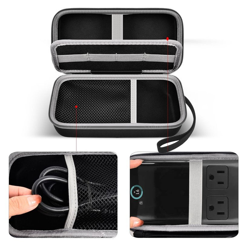 Travel Case for Anker 727/ Prime 6-in-1 USB C Charging Station (GaNPrime 101W), Power Strip Organizer Bag for Cables and Accessories - Efficient Solution for On-the-Go Charging Needs (Box Only)