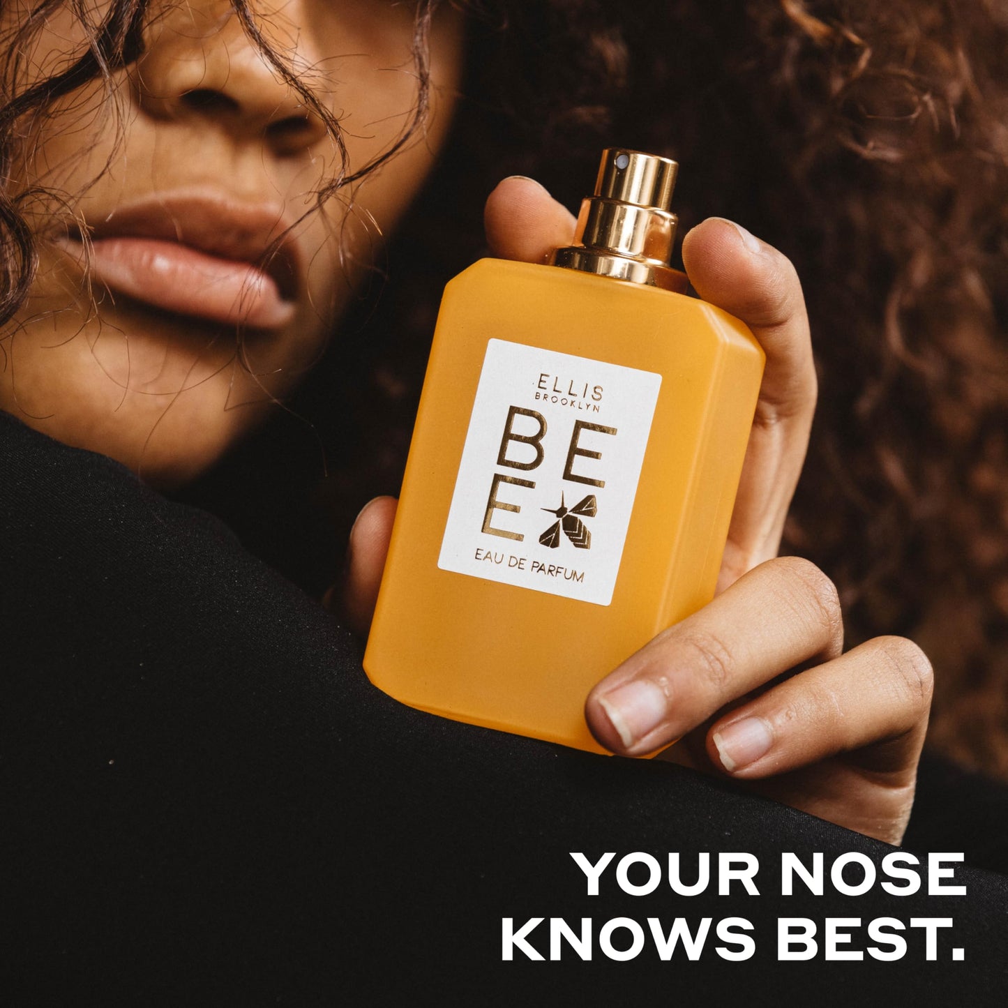 Ellis Brooklyn BEE Eau de Parfum, Warm Spicy Perfume for Women with Honey, Vanilla, Sandalwood, Cocoa, and Dark Rum, Vegan, Cruelty-Free, Sustainable Ingredients – 50ml/1.7 fl oz