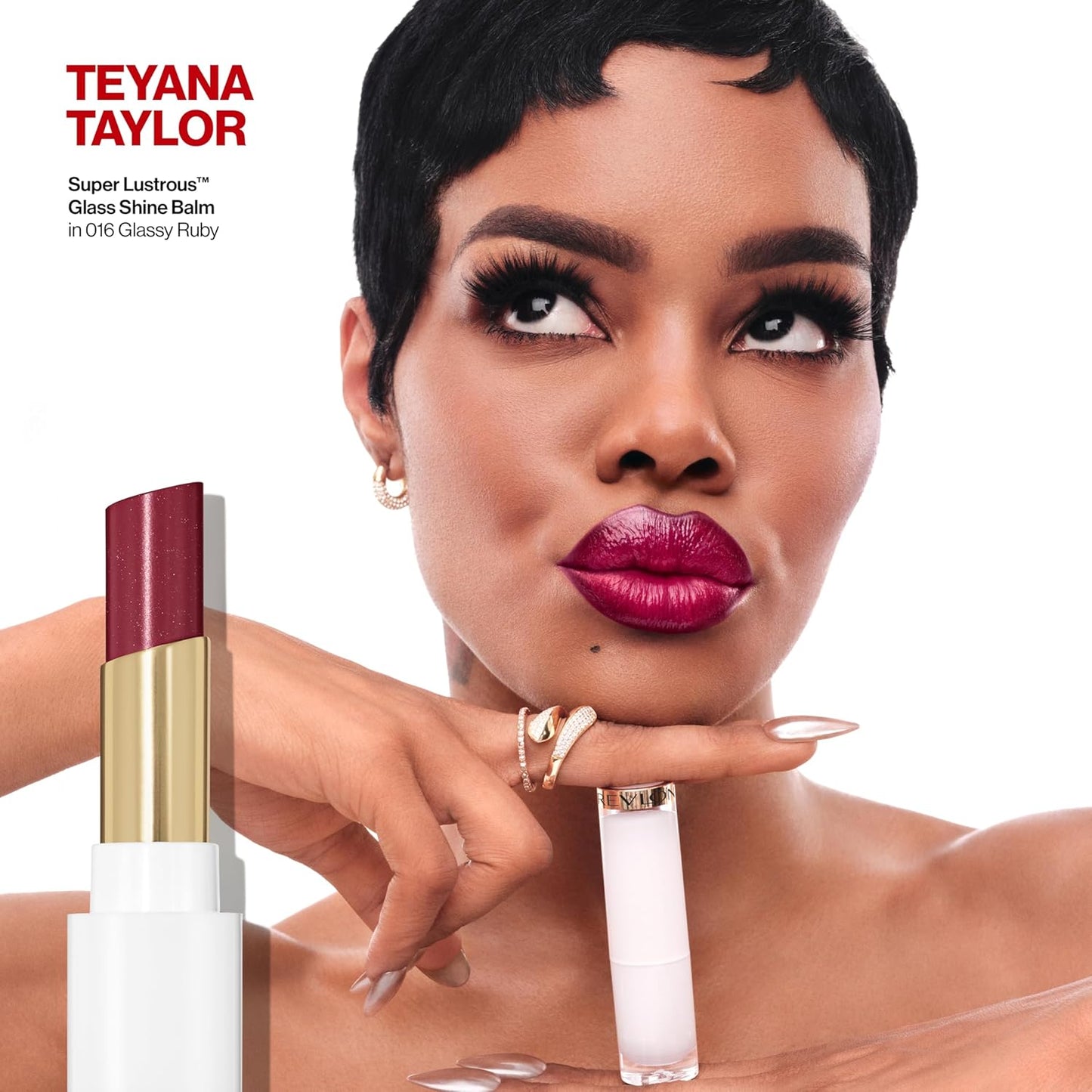 Revlon Super Lustrous Glass Shine Balm - Hydrating Tinted Lip Balm with Hyaluronic Acid | 001 Sparkling Quartz, 0.11 oz
