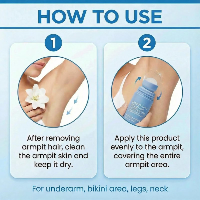 Ingrown Hair Treatment Serum – Smoothing Solution for Razor Bumps & Hair Removal Aftercare | Hydrating Care for Underarms, Legs, Bikini Line & Arms