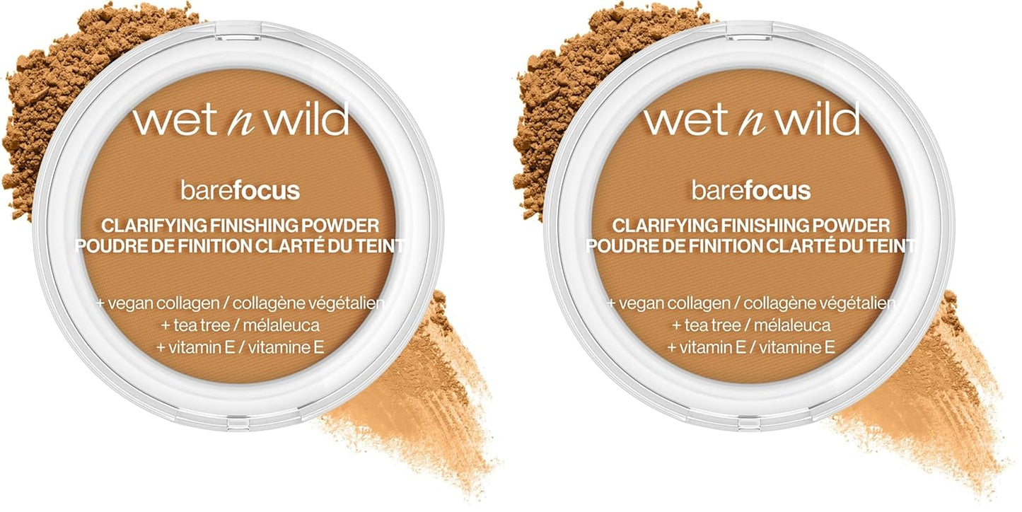 Bare Focus Clarifying Finishing Powder - Matte Pressed Setting Powder | Fair-Light Shade