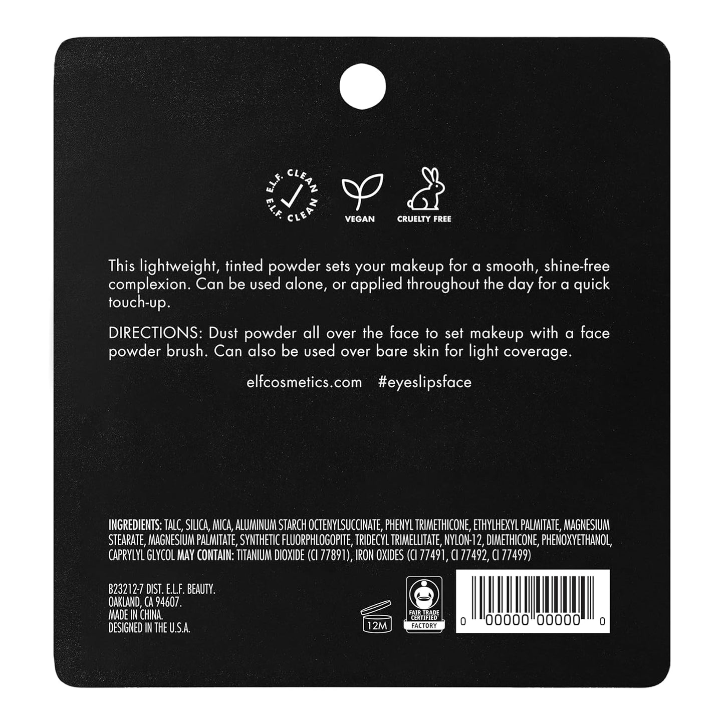 e.l.f. Prime & Stay Finishing Powder - Matte Makeup Setting Powder | Controls Shine, Vegan, Light/Medium