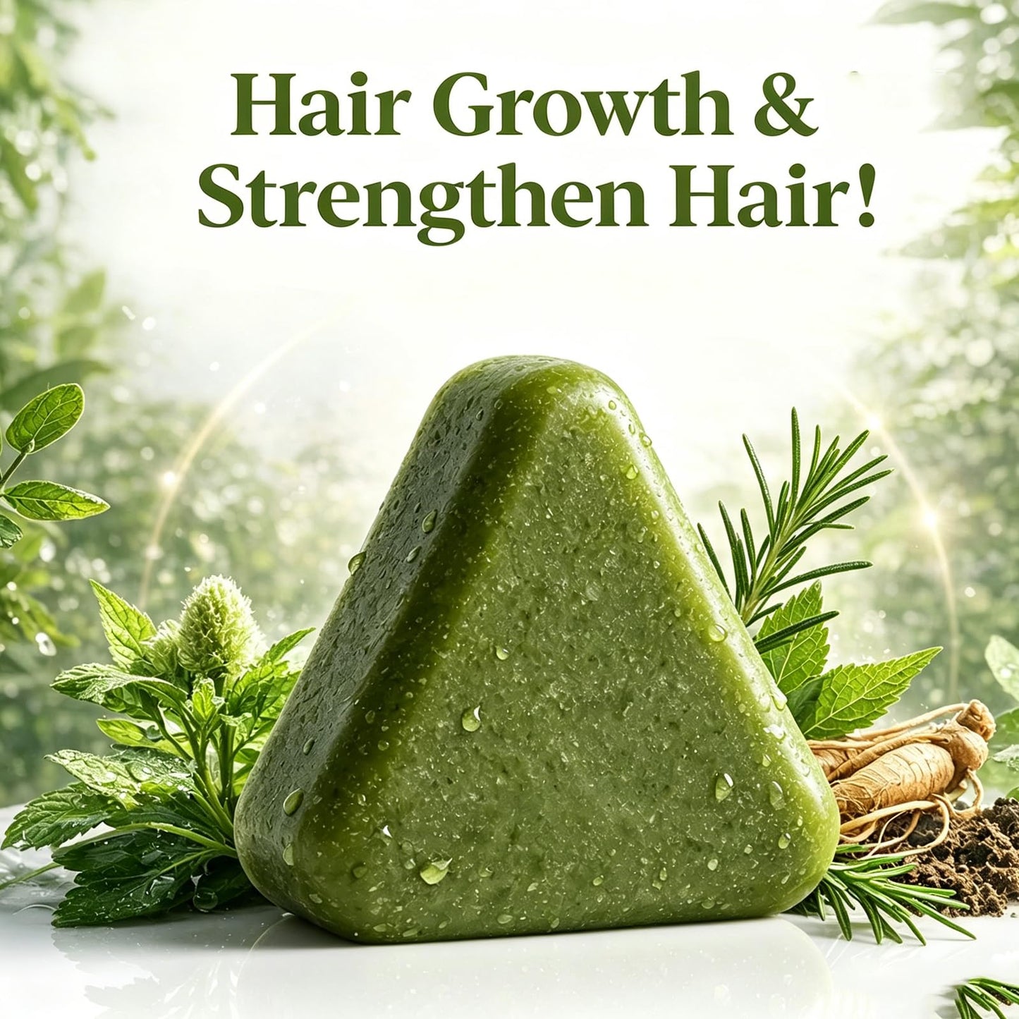 Htcpuo Korean Scalp Revival Bar, Rosemary Strengthening Shampoo Bar, Shampoo Nourishing Repair Damaged Hair, Moisturizing Scalp Care Natural Bar, Hydrating & Scalp-Friendly Herbal Care