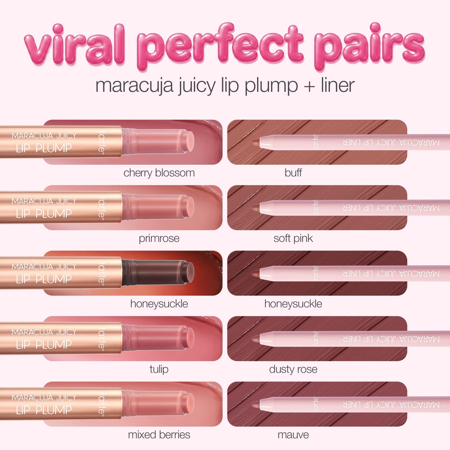 tarte maracuja juicy lip liner – Creamy, Matte, Lip Liner with Hyaluronic Acid with Vitamin E, Vegan & Cruelty-Free, full size, rosy brown