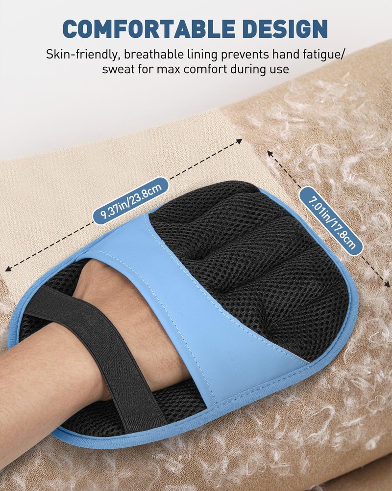 RZPTL Pet Hair Removal Glove - 2 Pack Electrostatic Magic Brush Gloves Pet Hair for Dogs and Cats, The Magic Brush Pure Path Yomi Pet Grooming Needs, Fur Remover for Furniture, Clothes, Car Seats