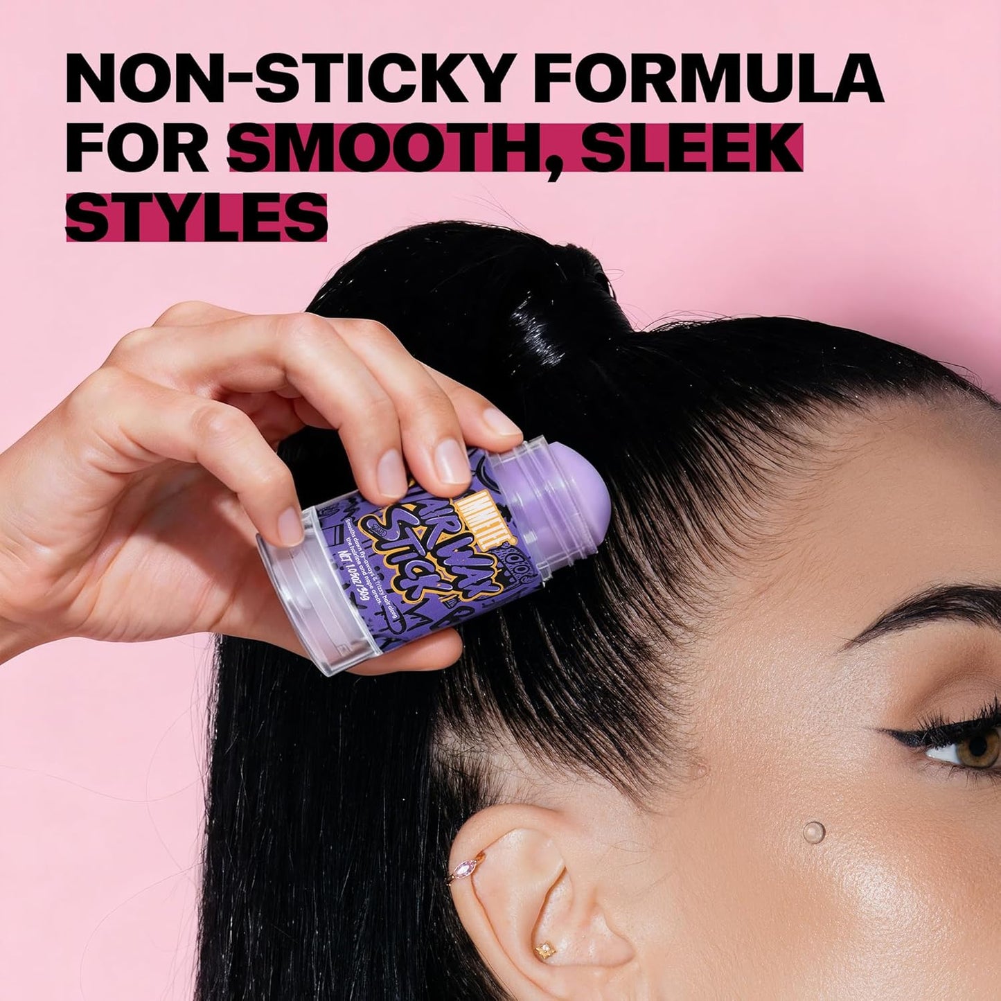 Hair Wax Stick for Women - Frizz Control & Flyaway Tamer | Non-Greasy, No Residue, 1.05oz/30g