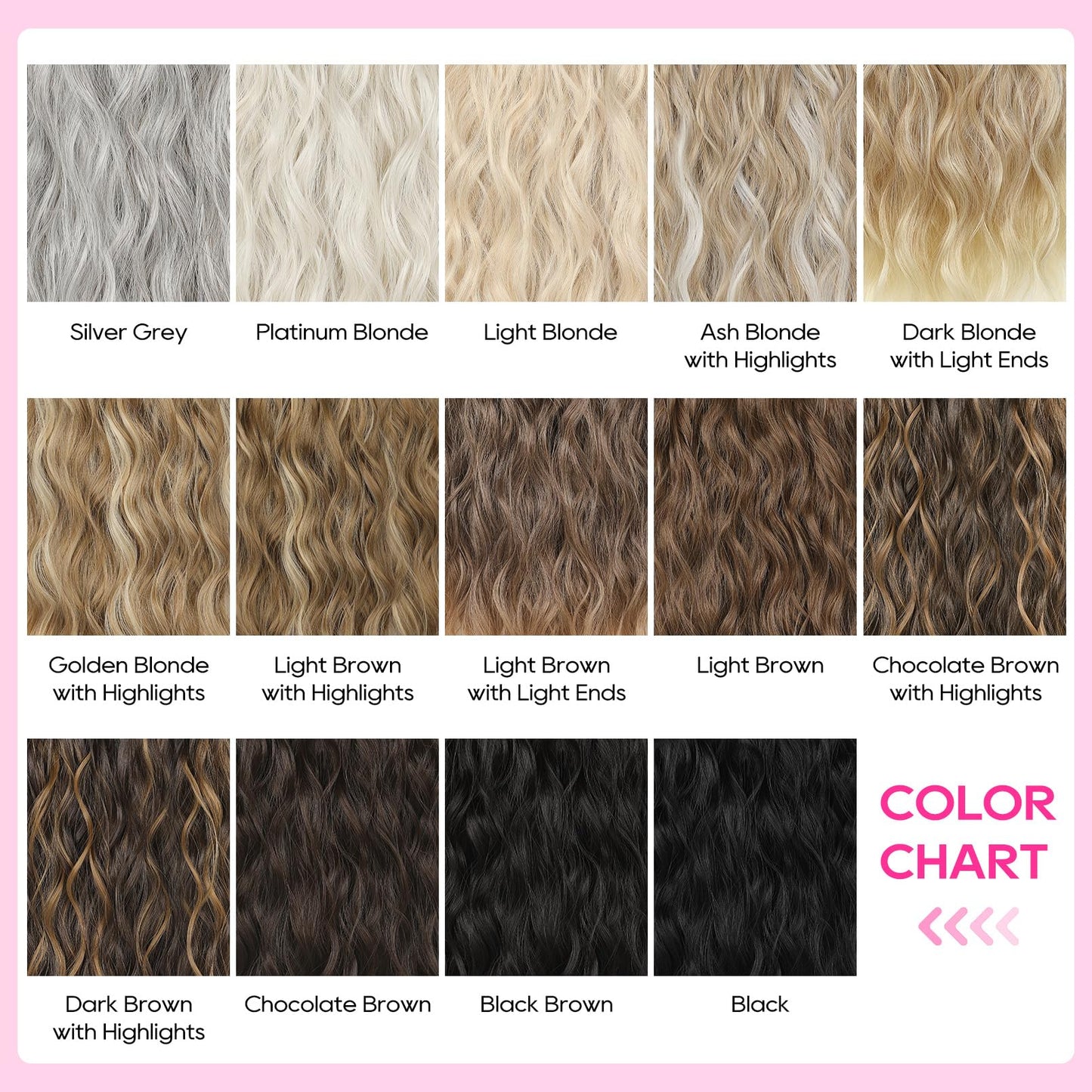 REECHO Clip in Hair Extensions, 4PCS Hair Extensions 14" Short Wavy Invisible Lace Weft Natural Soft Hairpieces for Women – Light Brown with Blonde Highlights