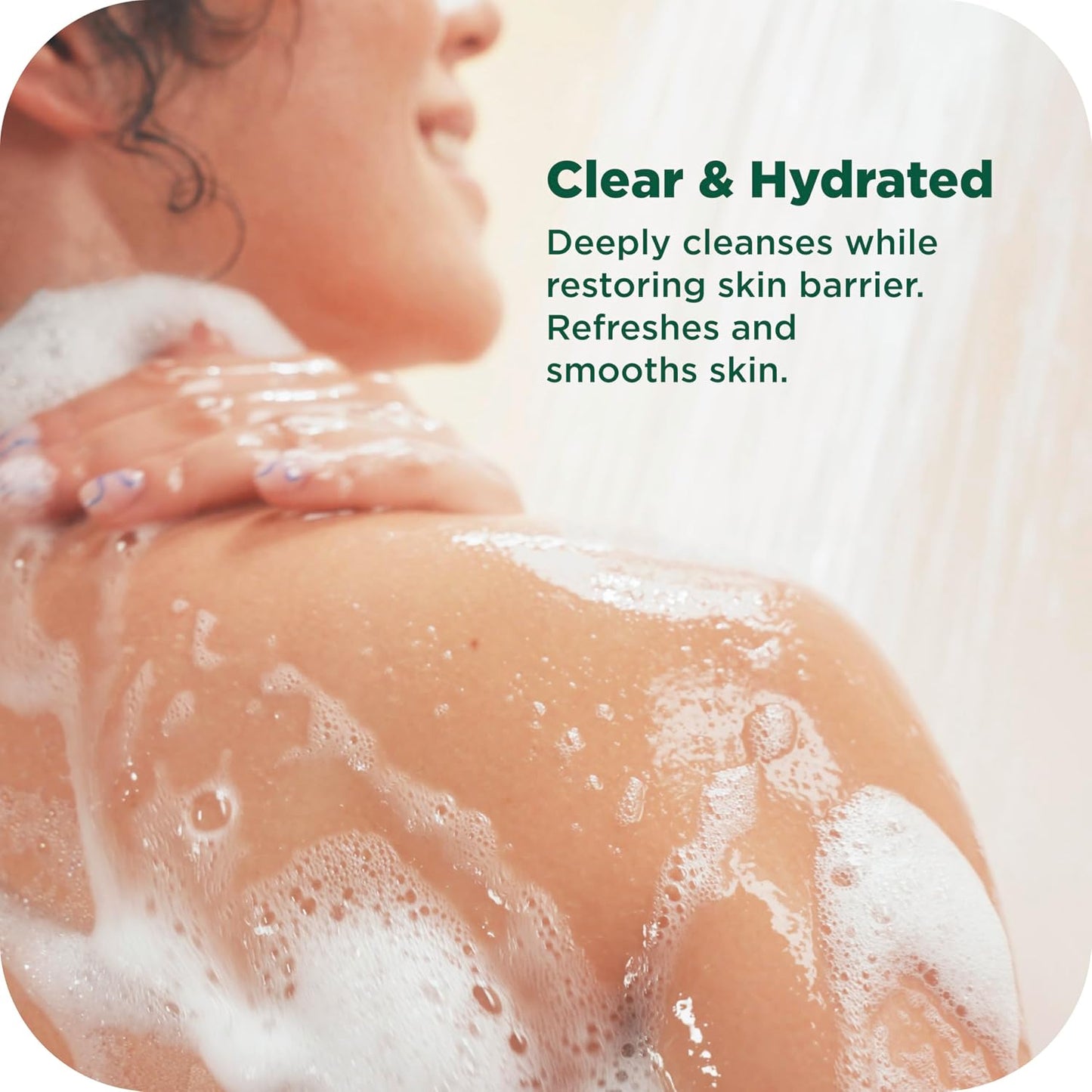 OLLY Body Wash - Clear Mood + Skin with Salicylic Acid, Niacinamide & Vitamin A | 17 Fl Oz for Smoother Skin