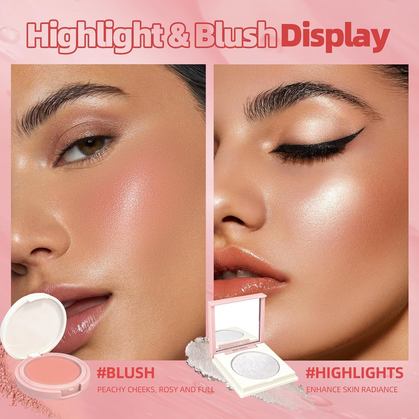All-in-One Makeup Gift Set for Women & Teens | Complete Cosmetic Kit with Lip Gloss, Eyeshadow, Blush & More
