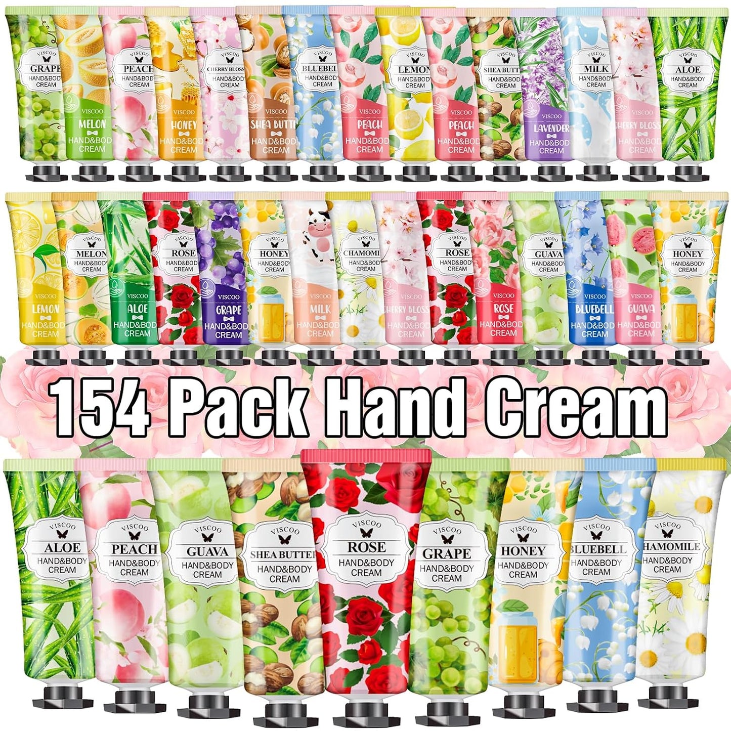 Hand Cream Gift Set - 42 Pack Moisturizing Mini Lotions for Women | Perfect Teacher Appreciation & Graduation Gifts
