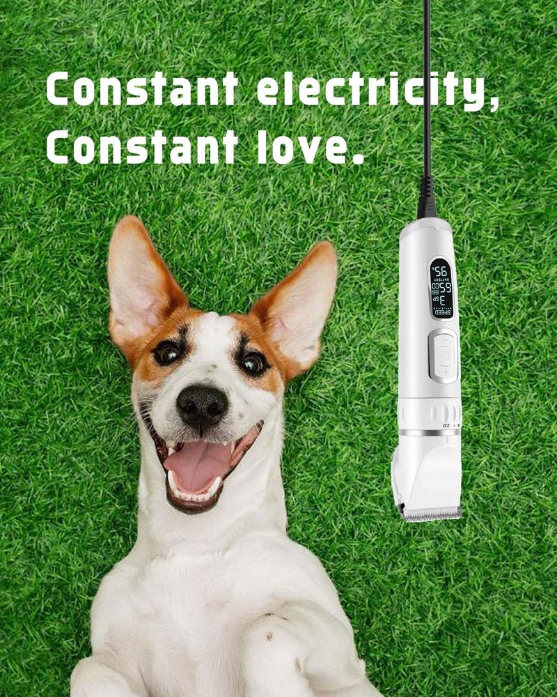 uijino HOLDOG Dog Clippers Charger, 5V USB Charging Cable for HOLDOG Cat Grooming Clippers, Charging Cord Line for Professional Heavy Duty Dog Grooming Clipper with Cleaning Brush, 3.3ft Power Cord