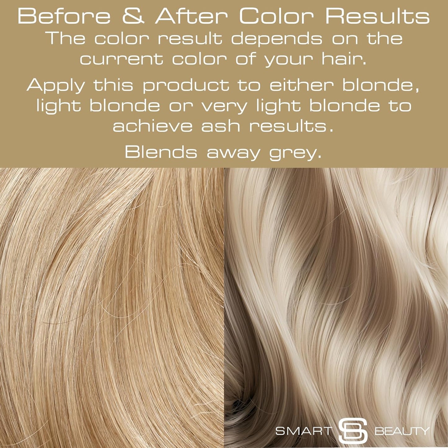 Ash Blonde Hair Dye - Permanent Cool Ash Color with Plex Conditioner | Vegan & Cruelty-Free Hair Care