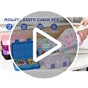 Bento Lunch Box with 5/6 Compartments, BPA Free & Dishwasher Safe