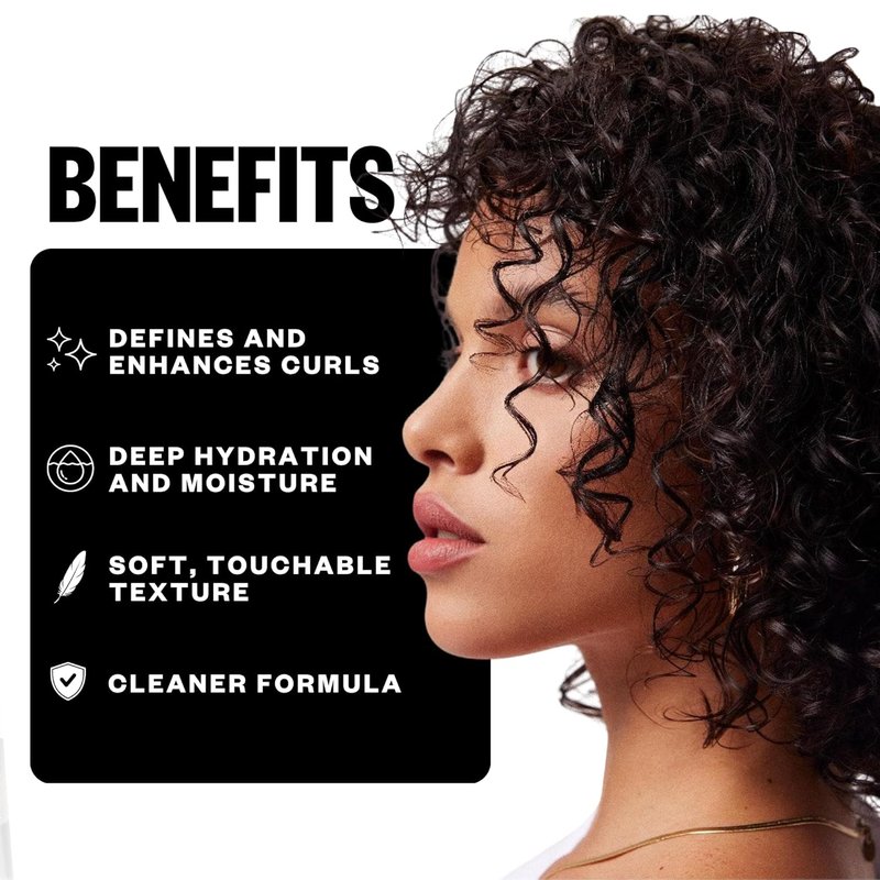 IGK Curl Cream - Whipped Leave-In Conditioner & Curl Defining Styler for Curly Hair | 5.5 Oz, Vegan & Silicone-Free