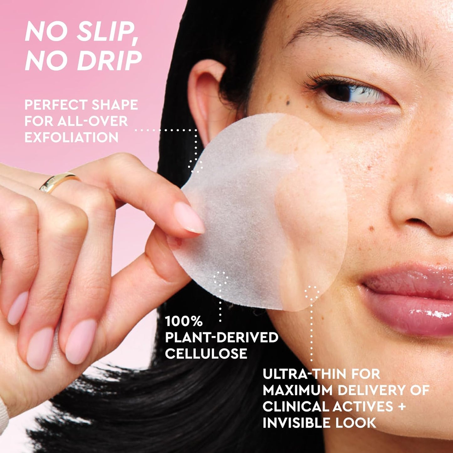 Glow Recipe LHA + AHA Toner Pads | Korean Exfoliating Face Toner - Hydrating & Pore Minimizing - 60 Gentle Pads