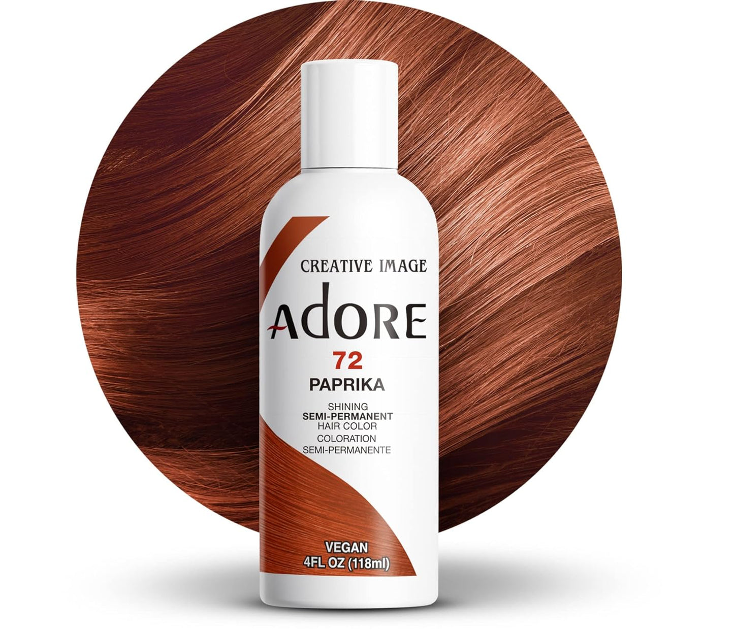 Adore Semi Permanent Hair Color - Mystic Grey | Vegan, Ammonia-Free Hair Dye | 4 Fl Oz