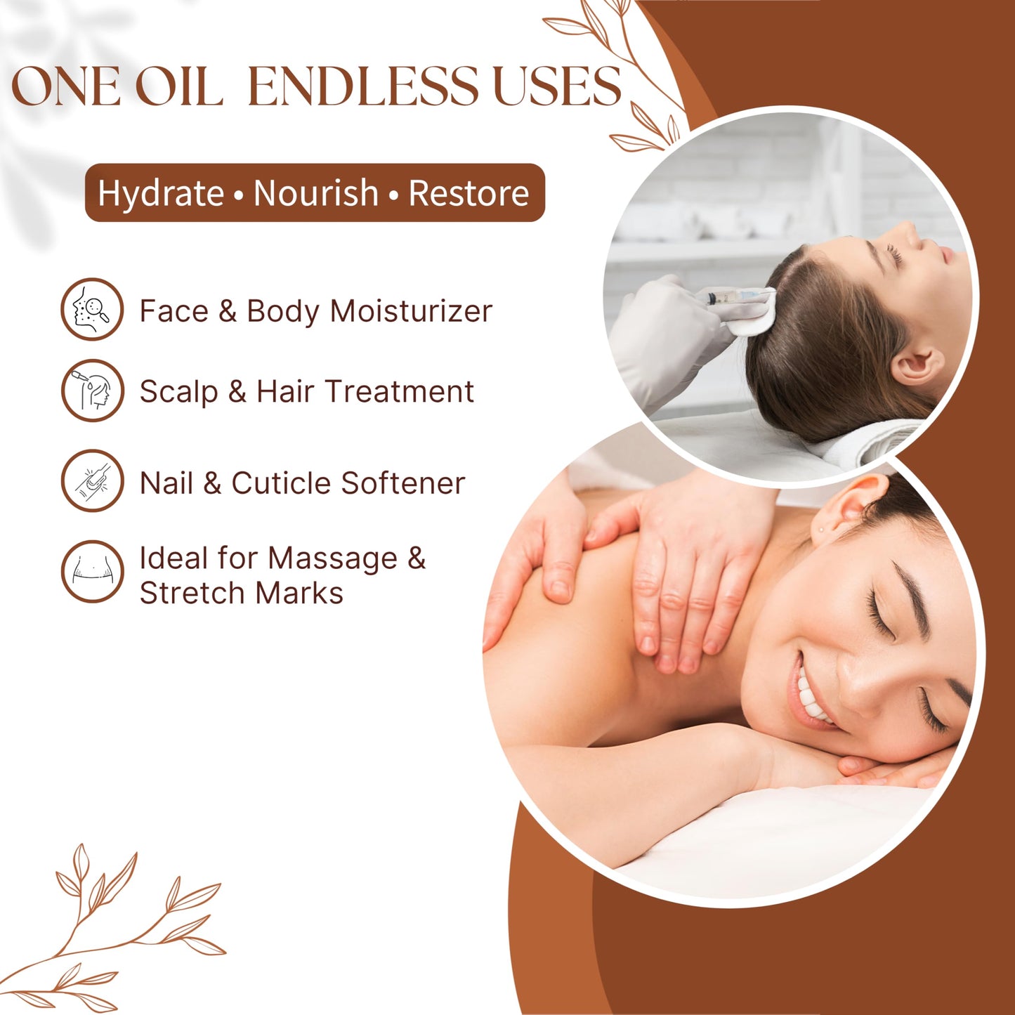 ISLA & FONTANE 100% Pure & Natural Jojoba Oil 1.9L - Cold Pressed, Unrefined, Hexane Free Carrier Oil for Hair, Face, Body & Nails - Vegan, Non-GMO Moisturizer & Massage Oil
