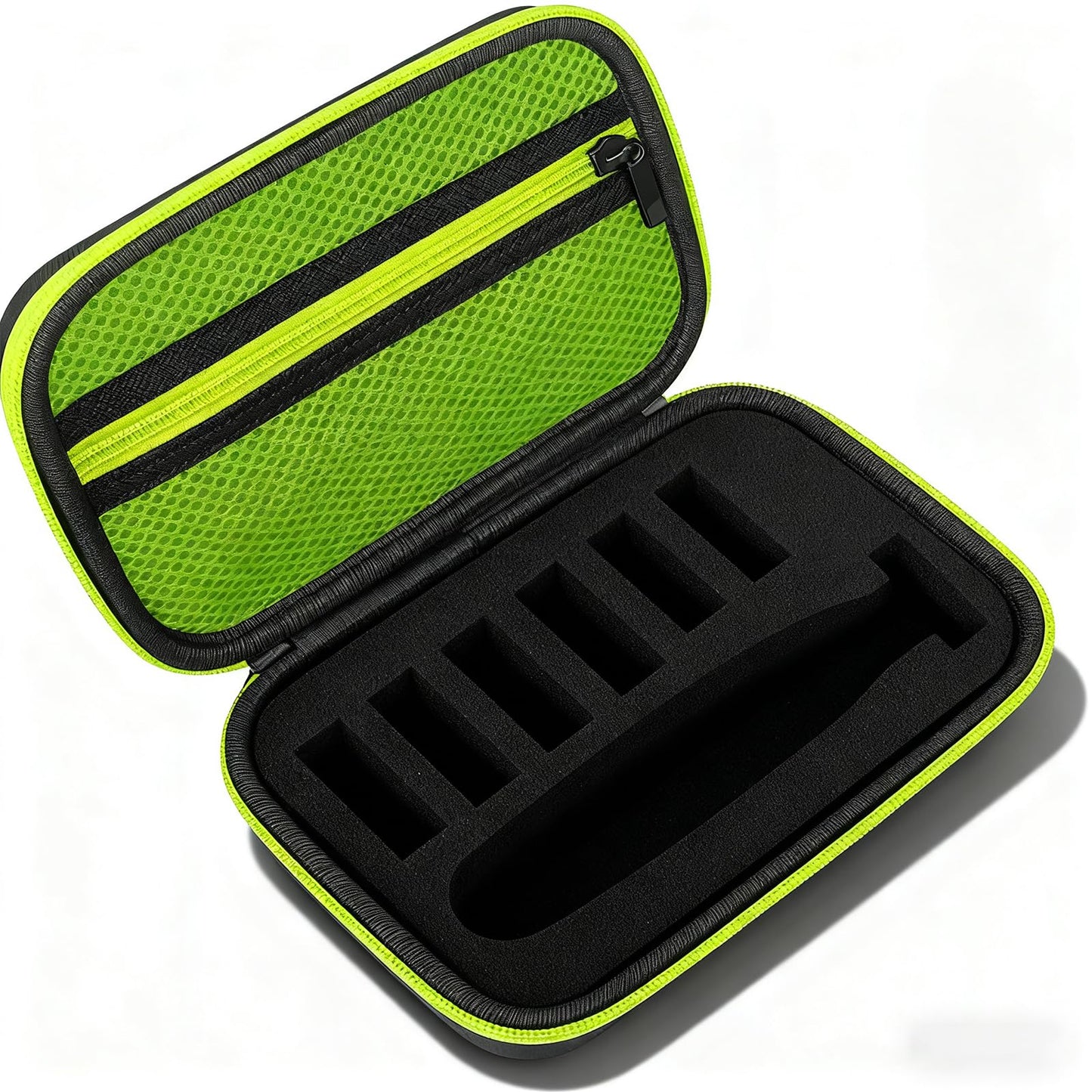 LinMei Hard Travel Case for Electric Trimmers & Shavers - Protective Organizer Compatible with QP27XX, QP28XX and QP6XXX - EVA Shell with Accessory Pocket - Black (Case Only)