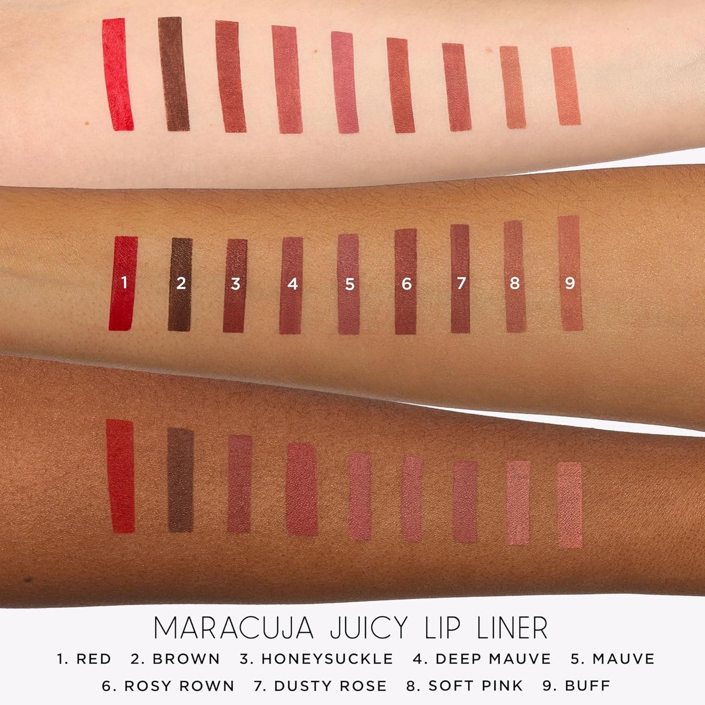 Tarte Maracuja Juicy Lip Liner - Creamy Matte Formula with Hyaluronic Acid & Vitamin E | Vegan, Cruelty-Free