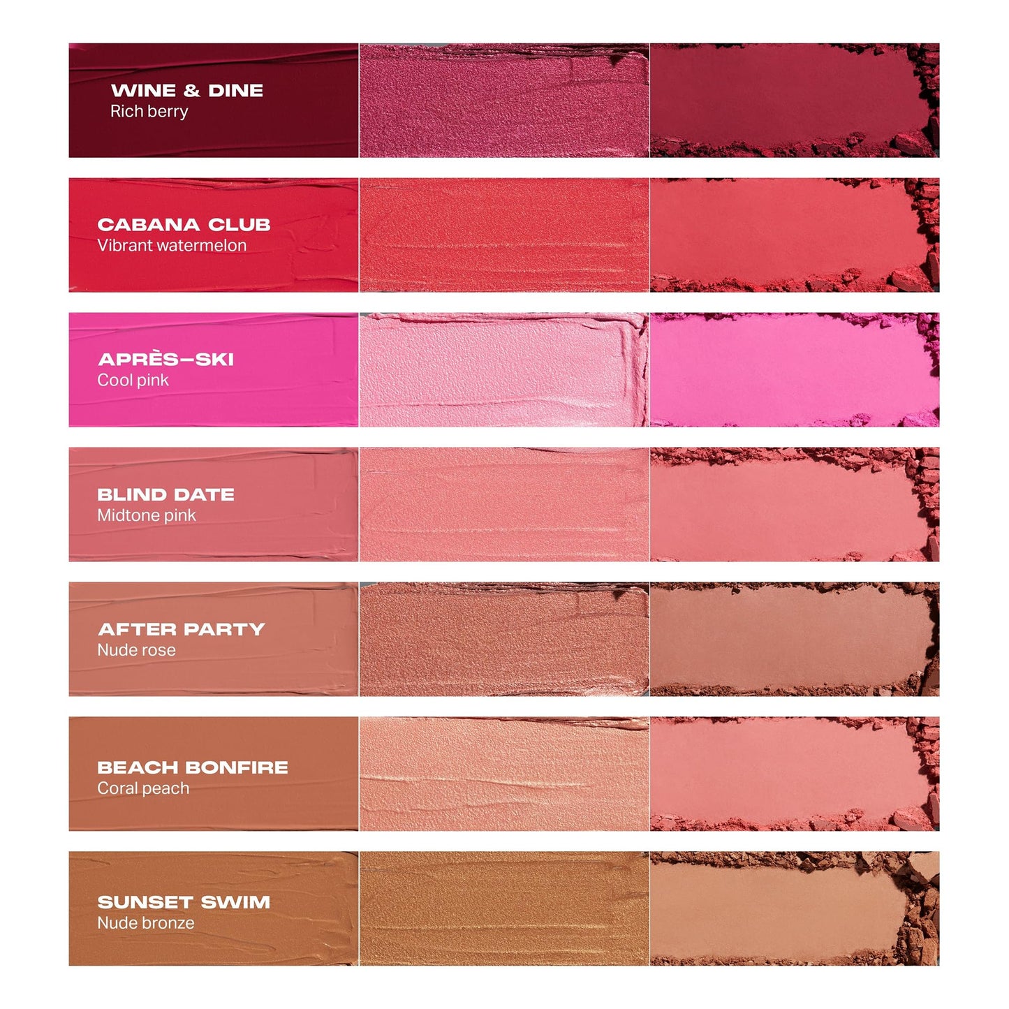 MORPHE Cheek Thrills Multi-Finish Face Trio After Party (0.38 oz)