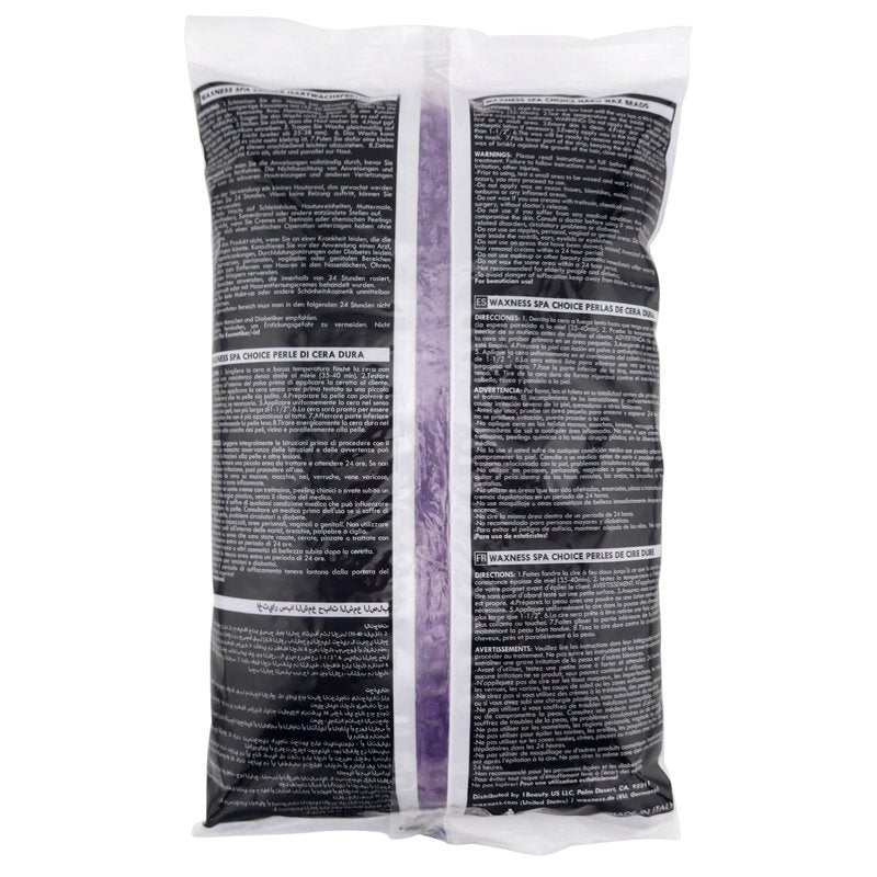 Waxness Spa Choice Rosin Free Multidirectional Hard Wax Purple 2.2 lb / 1 kg