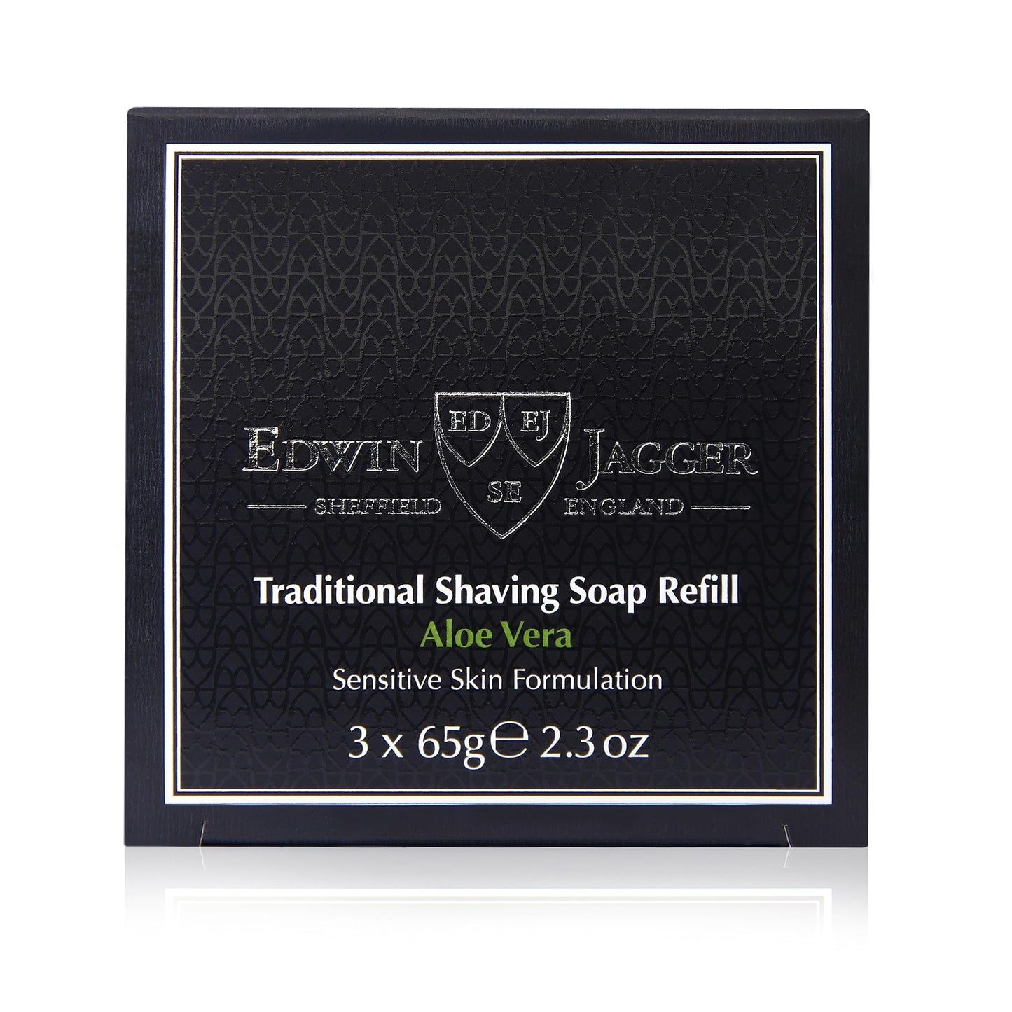 Edwin Jagger Aloe Vera Shaving Soap Refill 65g (3 Pack)