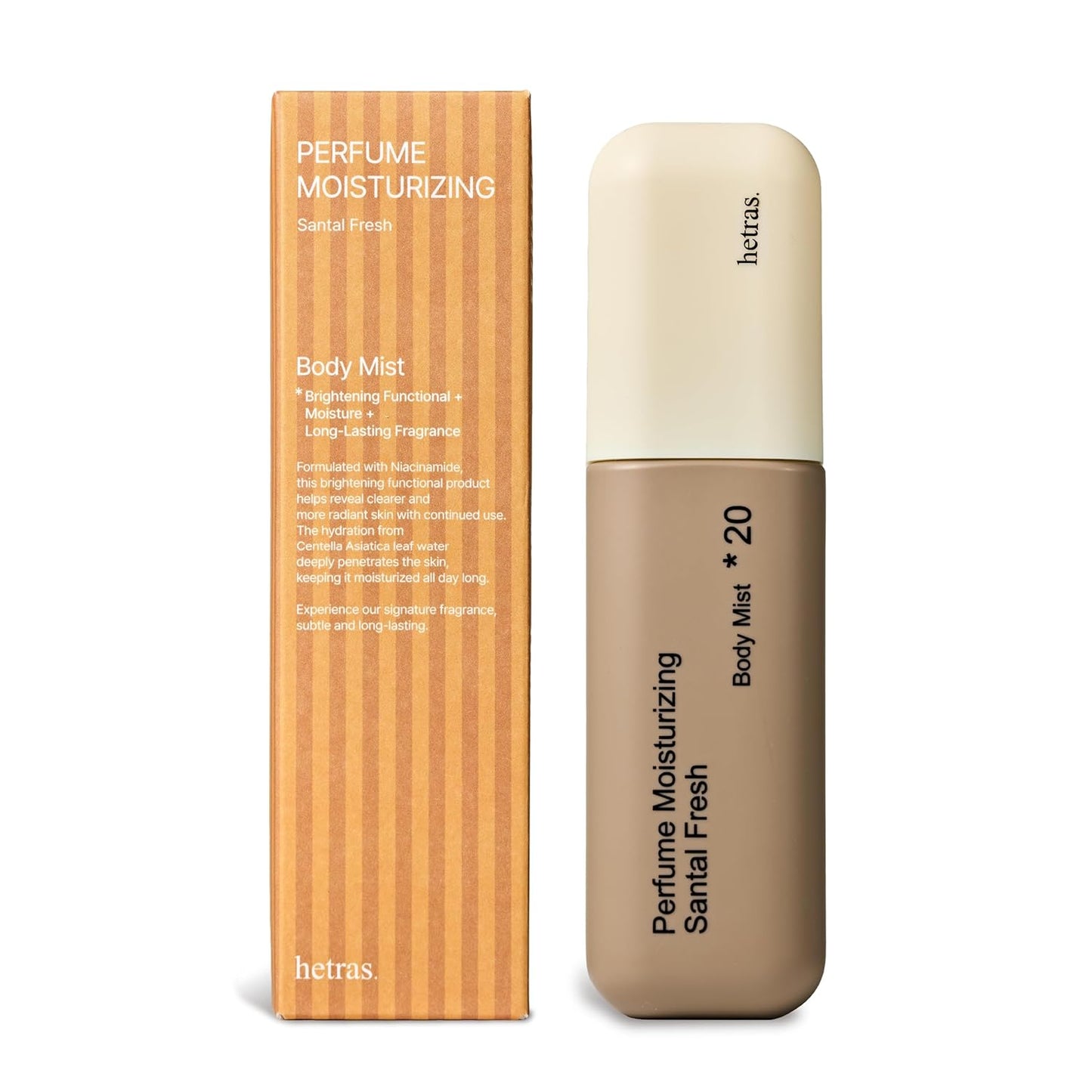 Hetras Perfume Body Mist - Bombshell Scent Hydrating Spray with Niacinamide | Skin Smoothing & Moisturizing | 4.06 fl. oz