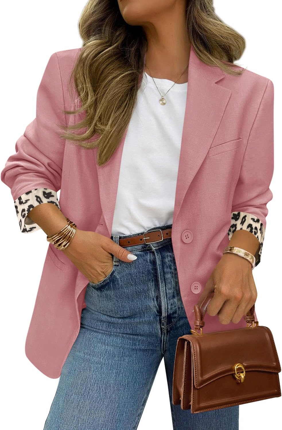 PrettyGarden Blazers for Women - Business Casual Long Sleeve Suit Jacket with Pockets | Stylish Work Blazer