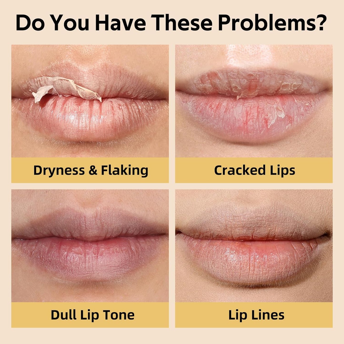 Tinted Lip Balm Set - 3PCS Sheer Moisturizing & Hydrating Balm | Natural Honey Finish for All Skin Tones