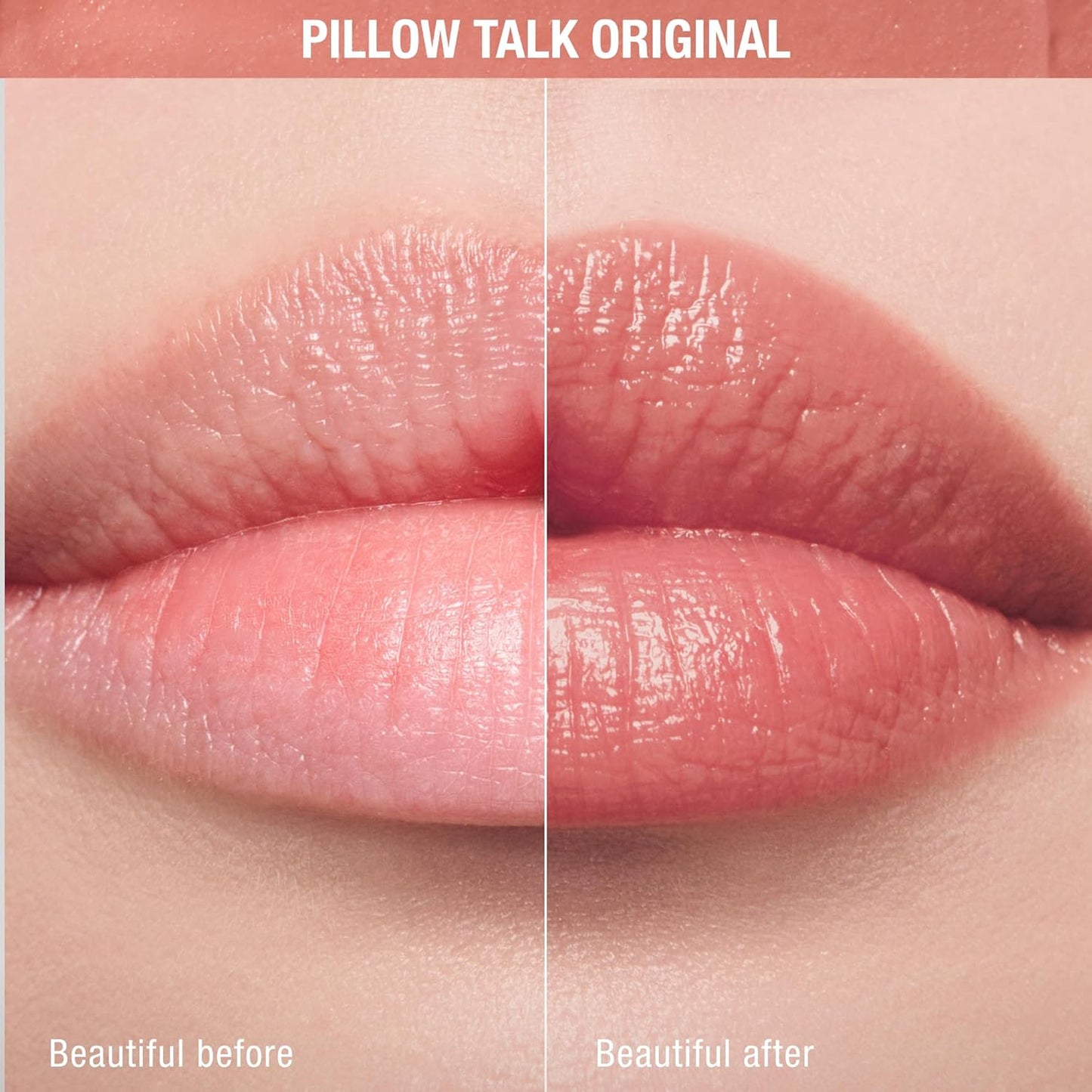Charlotte Tilbury Pillow Talk Blush Balm Lip Tint - Long-Lasting Hydration & Buildable Sheer Color | 24 HR Moisture